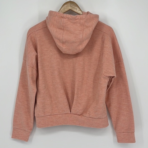 Adidas ID Melang Hooded Full Zip Track Jacket Pink Size Small - Picture 11 of 12